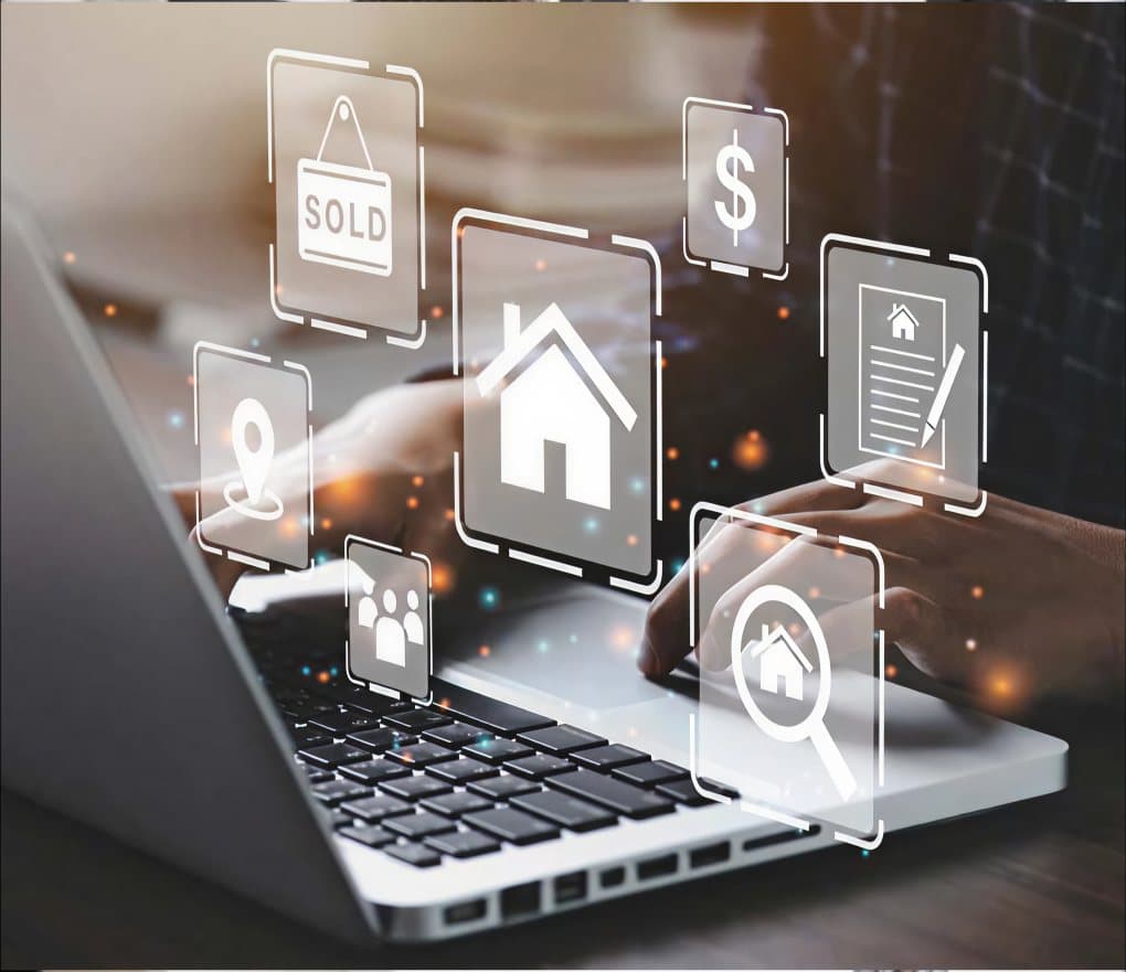 Real estate professionals using technology